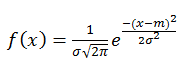 Нагадаю формулу щільності нормального розподілу: