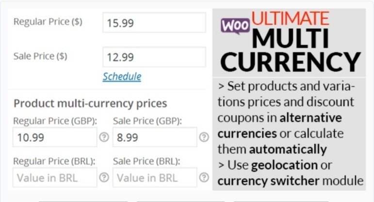 WooCommerce Ultimate Multi Currency Suite - дуже просунутий мультивалютний плагін для магазинів WooCommerce