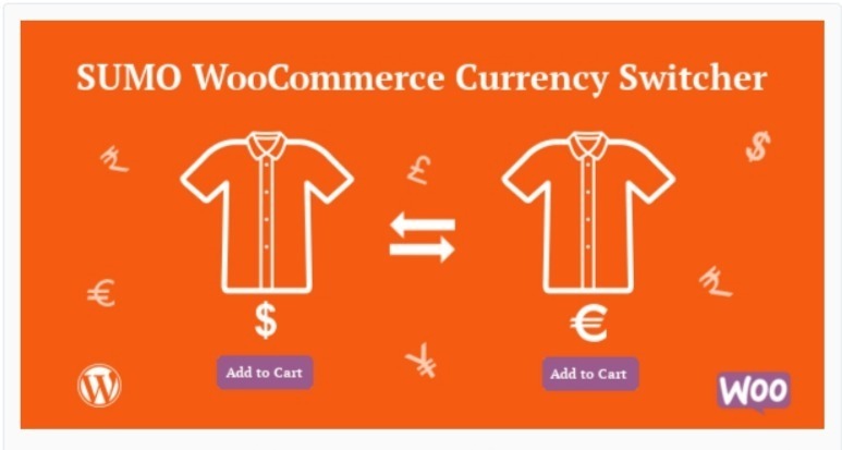 SUMO WooCommerce Currency Switcher - це плагін WordPress, який ви можете використовувати для перемикання між валютами на вашому   WooCommerce магазин
