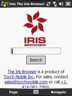 Iris Browser - перший браузер для Windows Mobile, який мені довелося тестувати, що використовує цей движок
