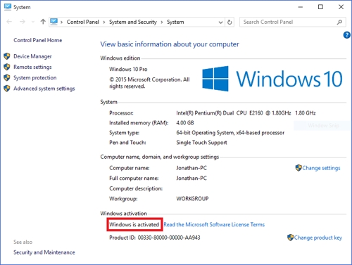 У власників піратських версій Windows збереглася активація після поновлення до Windows 10