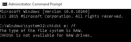 Для відновлення оригінальної файлової системи на RAW диску без форматування скористаємося безкоштовною консольної утилітою TestDisk