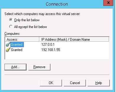 У цій секції вказано яким IP адресами (або подсетям) можна пересилати пошту через ваш SMTP сервер